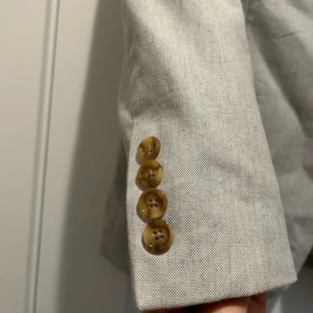 J Crew Cotton Thompson Knit Blazer